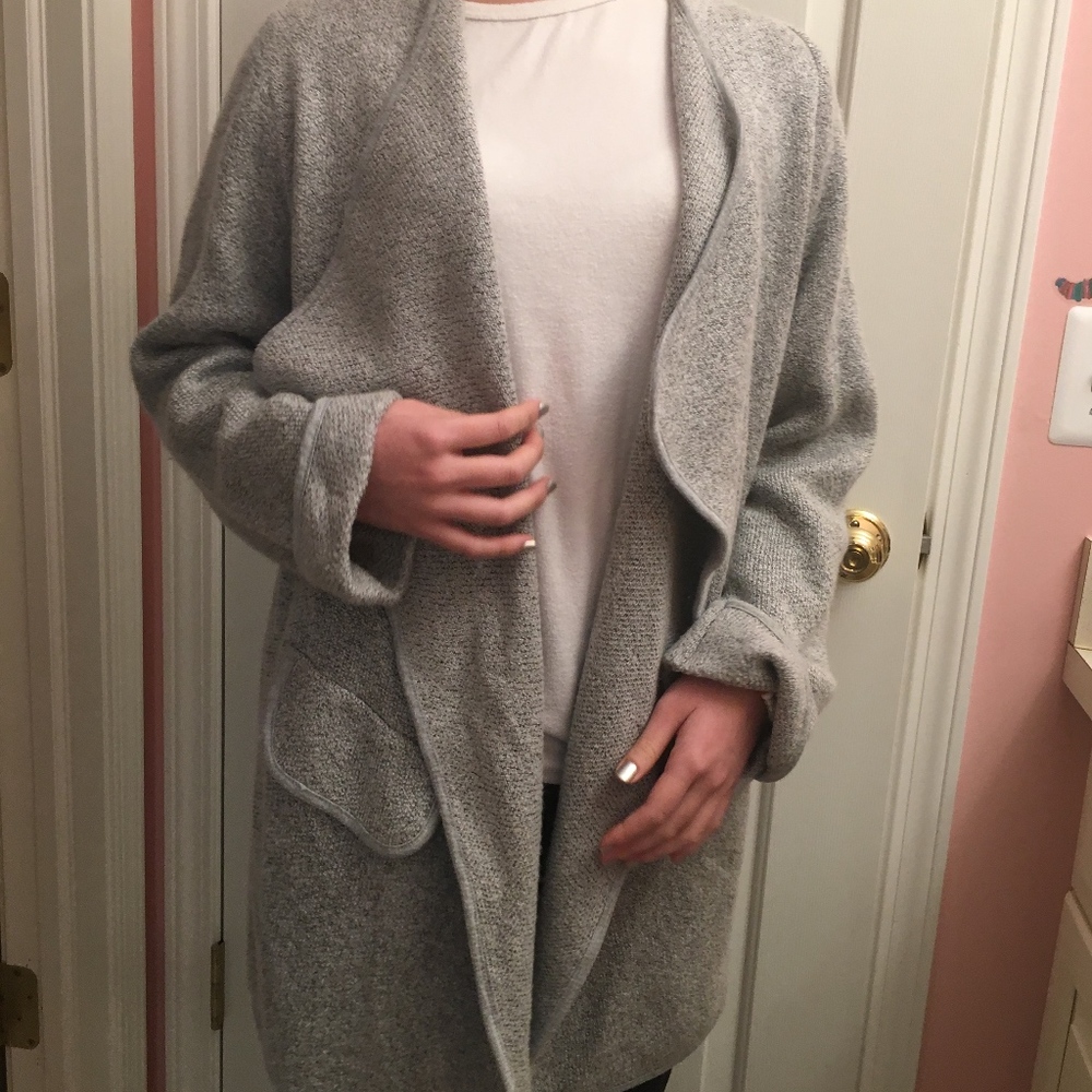 Gray Cardigan